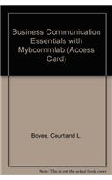 Business Communication Essentials with Mybcommlab (Access Card)