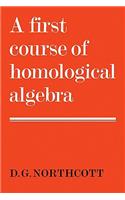 First Course of Homological Algebra