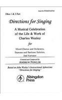 Directions for Singing - Oboe 1 & 2