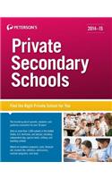 Private Secondary Schools 2014-15: Find the Right Private School for You