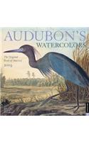 Audubon's Watercolors 2019 Wall Calendar