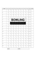 Bowling Score Sheet