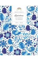 Monthly & Weekly Rainbow Academic Planner 2019 - 2020