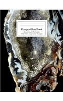 Composition Book Druse Inclusion Petrification Wide Ruled