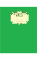 Spring Sermon Notebook