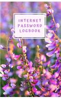 Internet Password Logbook: Password Journal (Beautiful Flowers) Internet Password Organizer with Tabs