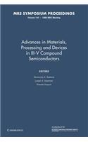 Advances in Materials, Processing and Devices in III-V Compound Semiconductors: Volume 144