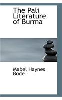 The Pali Literature of Burma