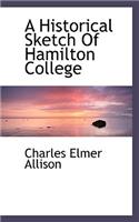 A Historical Sketch of Hamilton College