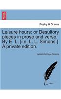 Leisure Hours