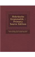 Hebraische Grammatik; - Primary Source Edition