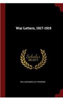 War Letters, 1917-1919