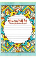 Mexican Folk Art Coloring Book & Line Journal