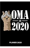 Oma Ab 2020 Planer 2020: 140 Vorgefertigte Seiten - Ca. Din A5 - 12 Monate - Kalender - Wochenplaner - Monatsplaner -Tagesplaner - Timer - Terminplaner - Studentenplaner - S