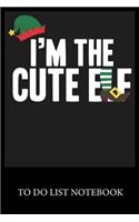 I'm The Cute Elf: To Do & Dot Grid Matrix Checklist Journal Daily Task Planner Daily Work Task Checklist Doodling Drawing Writing and Handwriting & Calligraphy