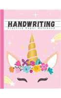 Handwriting Practice Paper Notebook