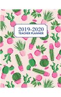 Teacher Planner 2019-2020: Lesson Planner for Academic Year July 2019 - June 2020, 7 Subject Weekly Lesson Planner + Monthly Calendar View, Comes with Goals Section + Notes, C