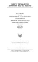 Markup of the Small Business Administration fiscal year 2012 budget