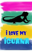 I Love My Iguana Notebook Journal