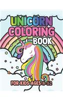 Unicorn Coloring Book for Kids Ages 8-12