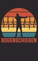 Bogenschießen: Notizbuch/Malbuch/Organizer/TagebuchBlanke Seiten/6x9 Zoll