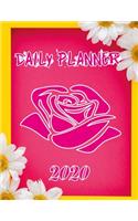 daily planner 2020: Daily Planner, GIFT Page a Day Calendar 2020, Schedule Organizer Planner (2020 Diary Day Per Page )365 Day Tabbed Journal January - December ( Diari