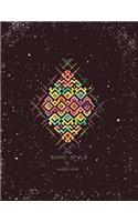 Boho style by magic lover: Boho style on brown cover (8.5 x 11) inches 110 pages, Blank Unlined Paper for Sketching, Drawing, Whiting, Journaling & Doodling(3 Boho Style on Brown Sketchbook)