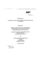 Coupling Processes Between Atmospheric Chemistry and Climate