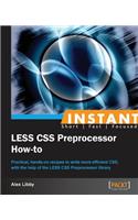 Instant LESS CSS Preprocessor How-to