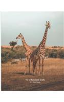 Pair of Reticulated Giraffes 2019 Planner Organizer