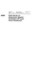 Field Study To Determine Spatial Variability Of Lead From Roadways