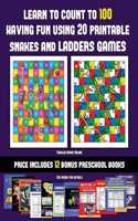 Toddler Books Online (Learn to count to 100 having fun using 20 printable snakes and ladders games)