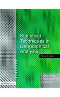 Statistical Techniques in Geographical Analysis