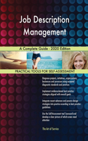 Job Description Management A Complete Guide - 2020 Edition