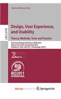 Design, User Experience, and Usability. Theory, Methods, Tools and Practice