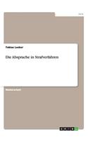 Absprache in Strafverfahren