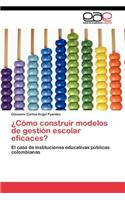 Como Construir Modelos de Gestion Escolar Eficaces?