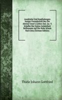 Ausdrucke Und Empfindungen Inniger Freundschaft Bey Der Abreise Unser's Lieben Dan. Jac. V. Schefler Der Gottes Gelahrtheit Beflissenen Auf Die Hohe Schule Nach Jena (German Edition)