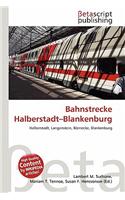 Bahnstrecke Halberstadt-Blankenburg: (German)