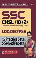 SSC CHSL Combined Higher Secondary Level 15 Practice Sets & Solved Papers 2019
