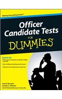 Officer Candidate Tests for Dummies