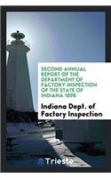 Second Annual Report of the Department of Factory Inspection of the State of Indiana 1898
