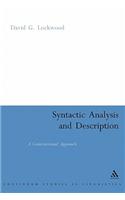 Syntactic Analysis and Description