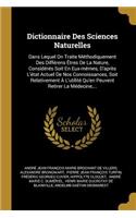 Dictionnaire Des Sciences Naturelles