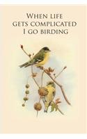 When life gets complicated I go birding
