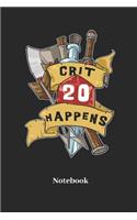 Crit Happens Notebook