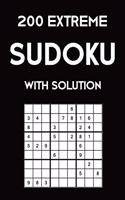 200 extreme Sudoku with solution