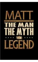 Matt The Man The Myth The Legend
