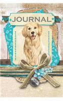 Journal: Golden Retriever diary with 120-pages