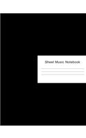 Sheet Music Notebook
